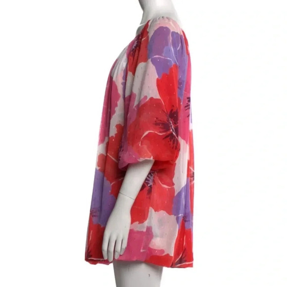 Misa Devon Floral Off Shoulder Mini Dress in Poppy Love Size S NWT - Picture 3 of 12